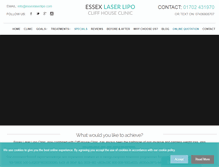 Tablet Screenshot of essexlaserlipo.com